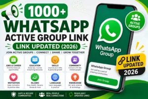 1000+ WhatsApp Active Group Link